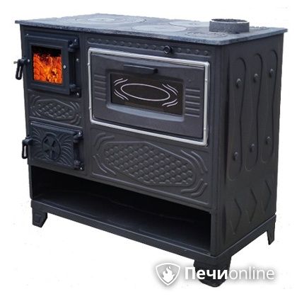 Отопительно-варочная печь МастерПечь ПВ-05С с духовым шкафом, 8.5 кВт в Качканаре